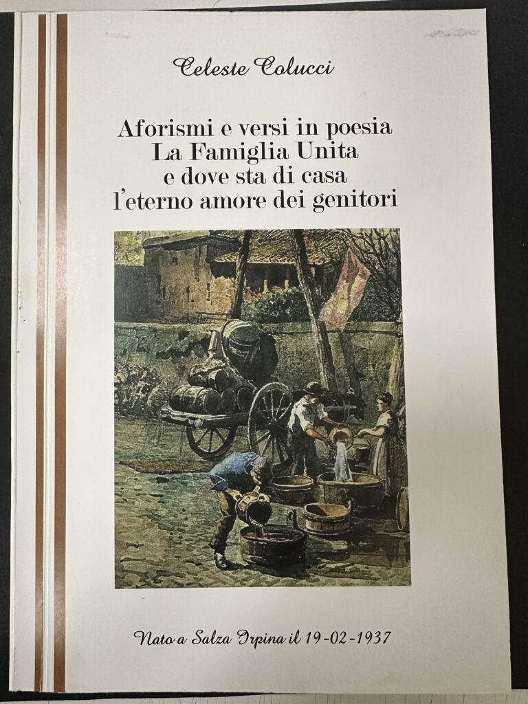 Book Cover: Aforismi e versi in poesia La famiglia unita e dove sta di casa l'eterno amore dei genitori