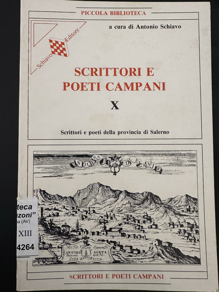 Book Cover: scrittori e poeti campani X